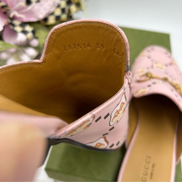 Women’s Gucci, animal print Princetown mules size 39 made in Italy - Picture 7 of 9